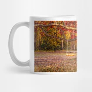 Tree Swing In Autumn Mug